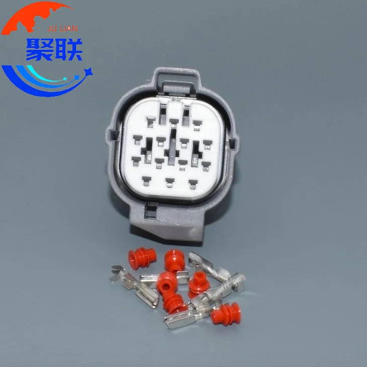 Auto 14pin plug wiring sealed plug 6189-0136 electrical waterproof connector with terminals and seals