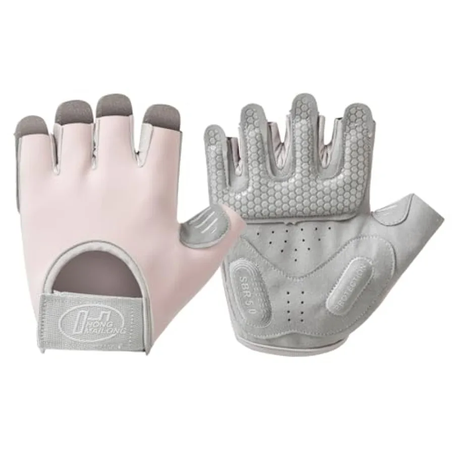 

Workout Gloves for Women and Men, Anti-Slip Fingerless Gloves for Weightlifting, Mens Workout Gloves Gym Gloves Fitness Gloves
