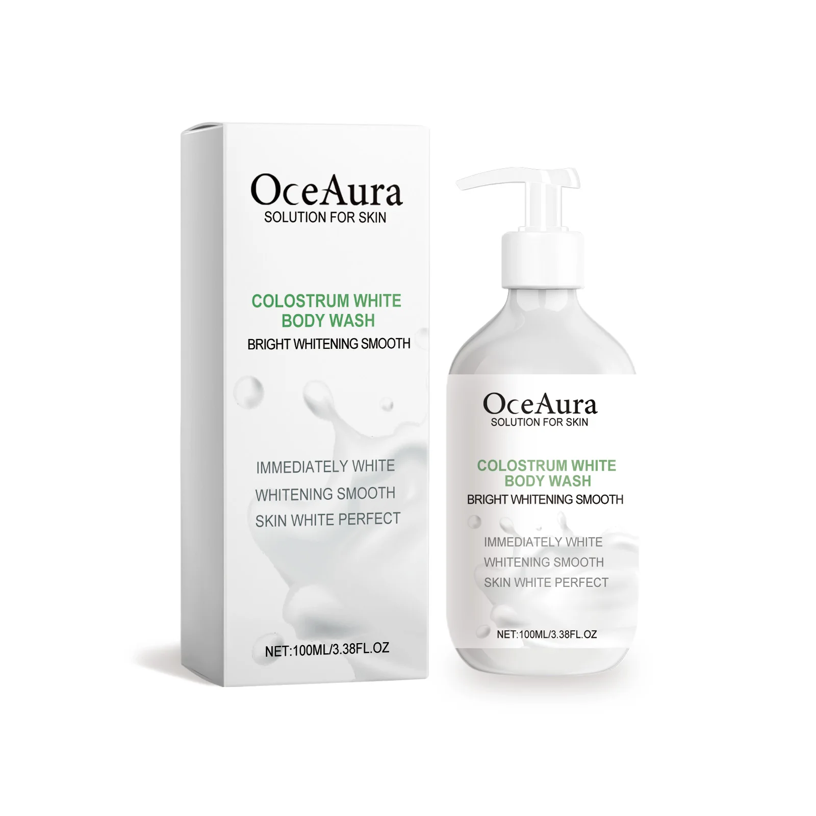 

OceAura для мытья тела, очистка, отшелушивающее, увлажняющее, питательное, увлажняющее средство для кожи, 2 шт.