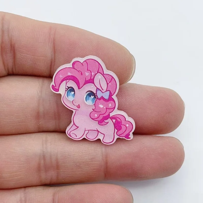 10pcs cartoon animal acrylic pendant DIY handmade bracelet keychain necklace craft supplies image 4