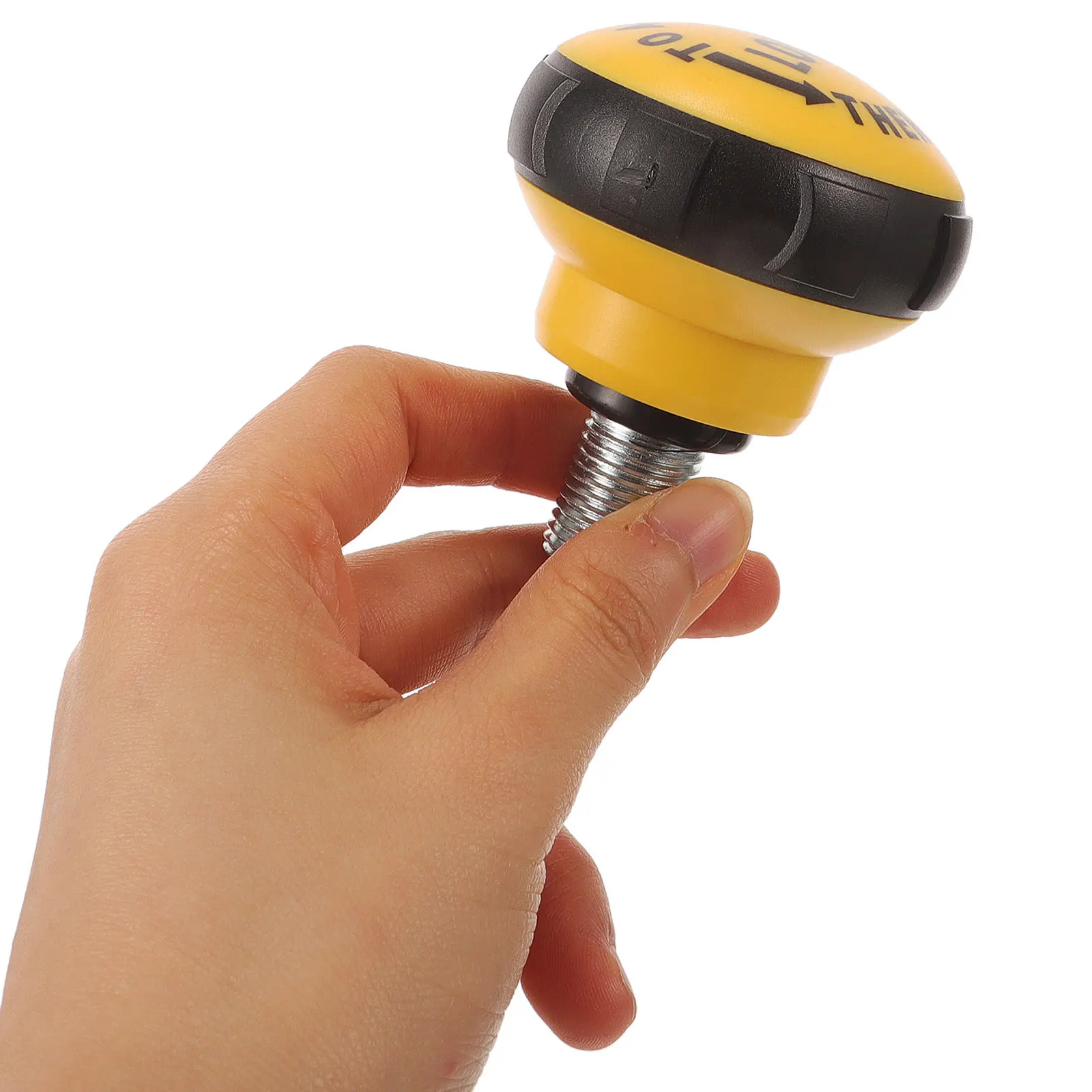 プルピンノブ エクササイズバイク用 フィットネス機器 高さ調整 交換用プラスチック回転ボールノブ 耐久性のあるABS