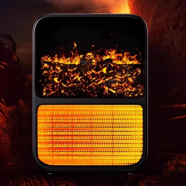 Calentador eléctrico para uso doméstico, área grande, calentamiento rápido, grafeno, dormitorio, baño, chimenea ultrasilencioso