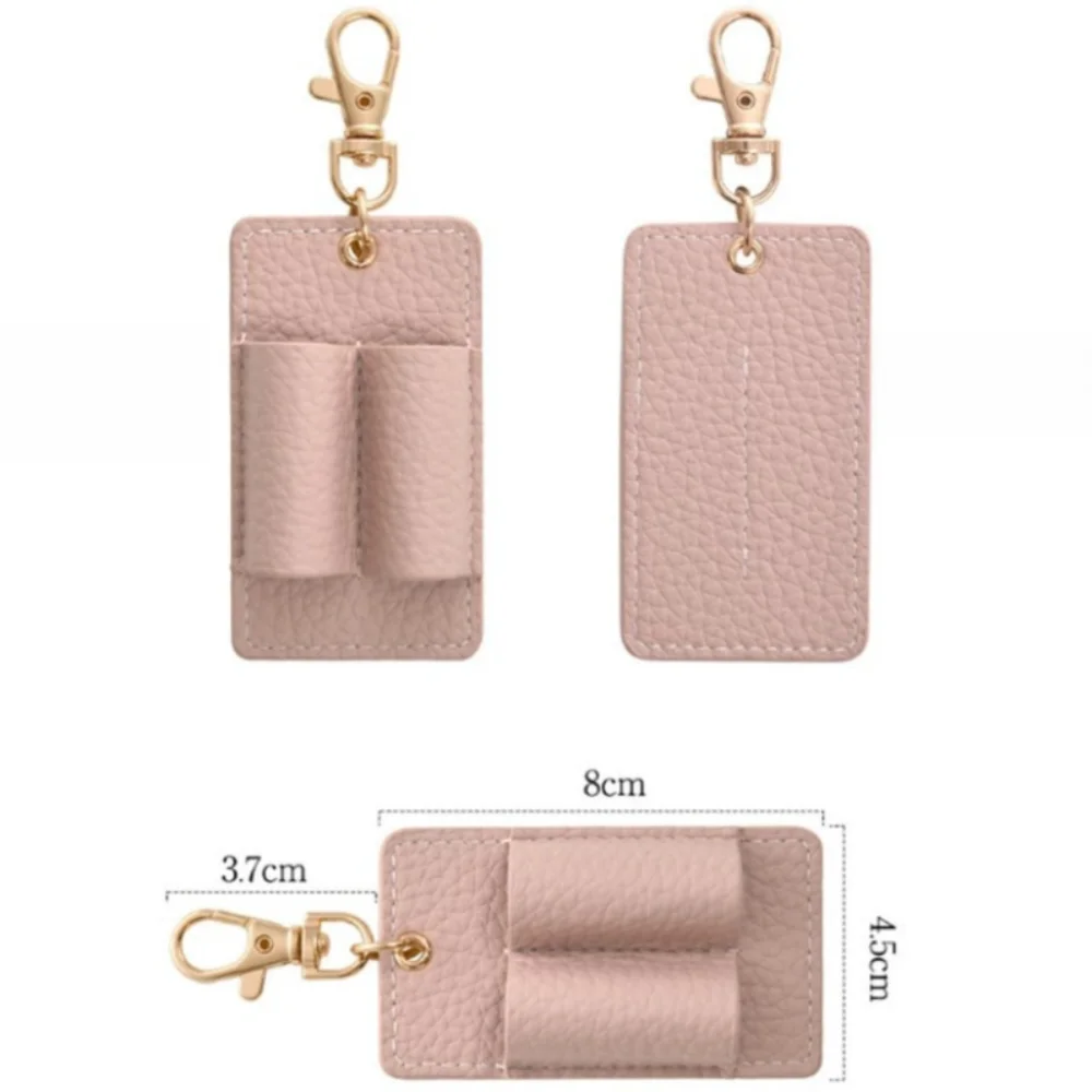 جديد المحمولة بو الحبل أصحاب القلم معلقة توفير المساحة الجلود حقيبة أقلام التصميم الإبداعي القلم اللوازم المكتبية