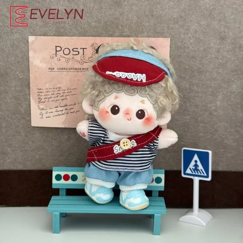 Evelyn New 10cm Cotton Doll Clothes Plush Doll Dress Up Doll Cute Baby Clothes Casual Set in Stock