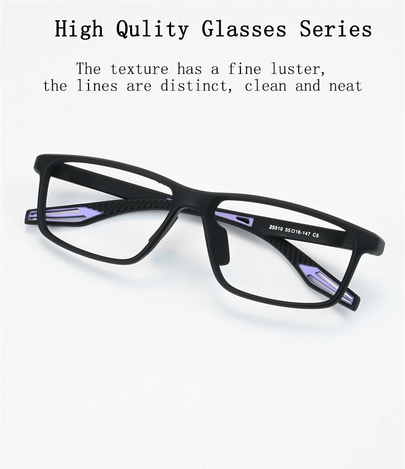 Ultra-licht Professionelle Sport Brille Männer Rahmen Myopie Gläser Rezept Photochrome Anti Blue Ray Femal Nearsight Brillen – Detail 3