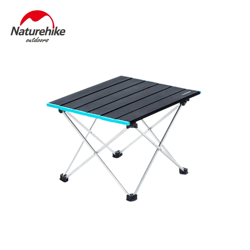 Naturehike Camping Tent Folding Table Lightweight Portable Aluminum Alloy Support Patio Picnic Table Outdoor BBQ Travel Desk