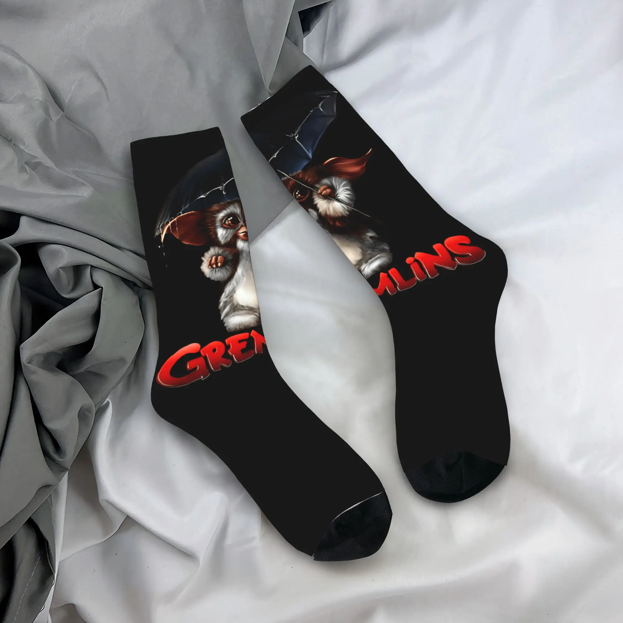 

Gremlinss Mogwai Stockings Gizmo Gothic Socks Couple Soft Socks Autumn Running Sports Graphic Anti Skid Socks Gift