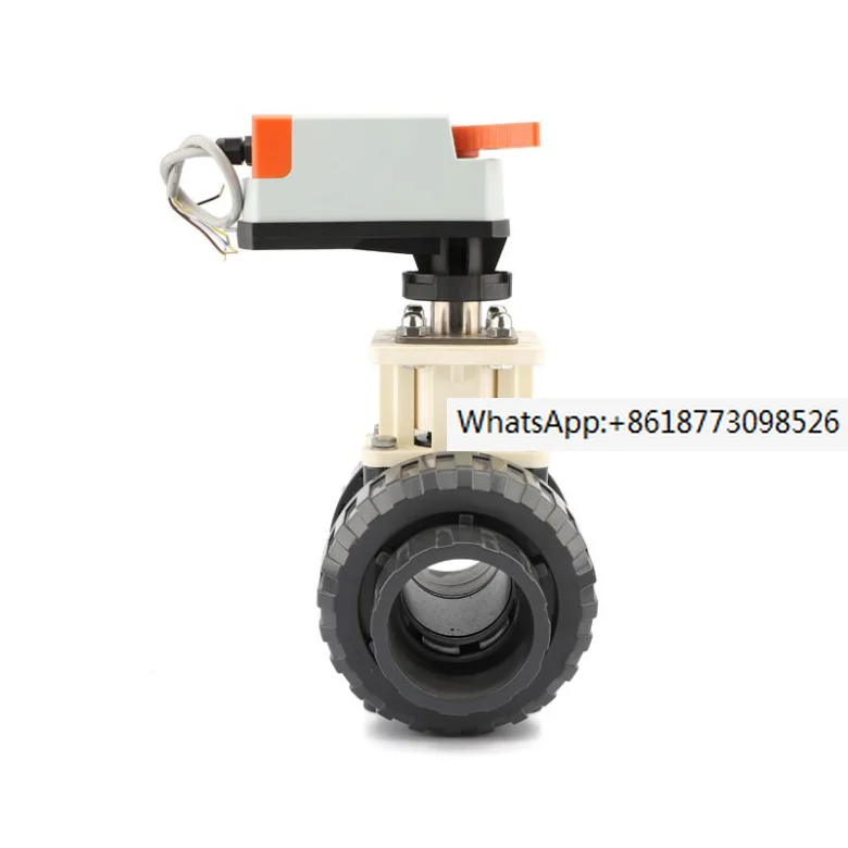 

BV2040-50 Manual Automatic Integrated Water Valve AC220/24V 20N. m On/Off UPVC True Union Electric Ball Valve