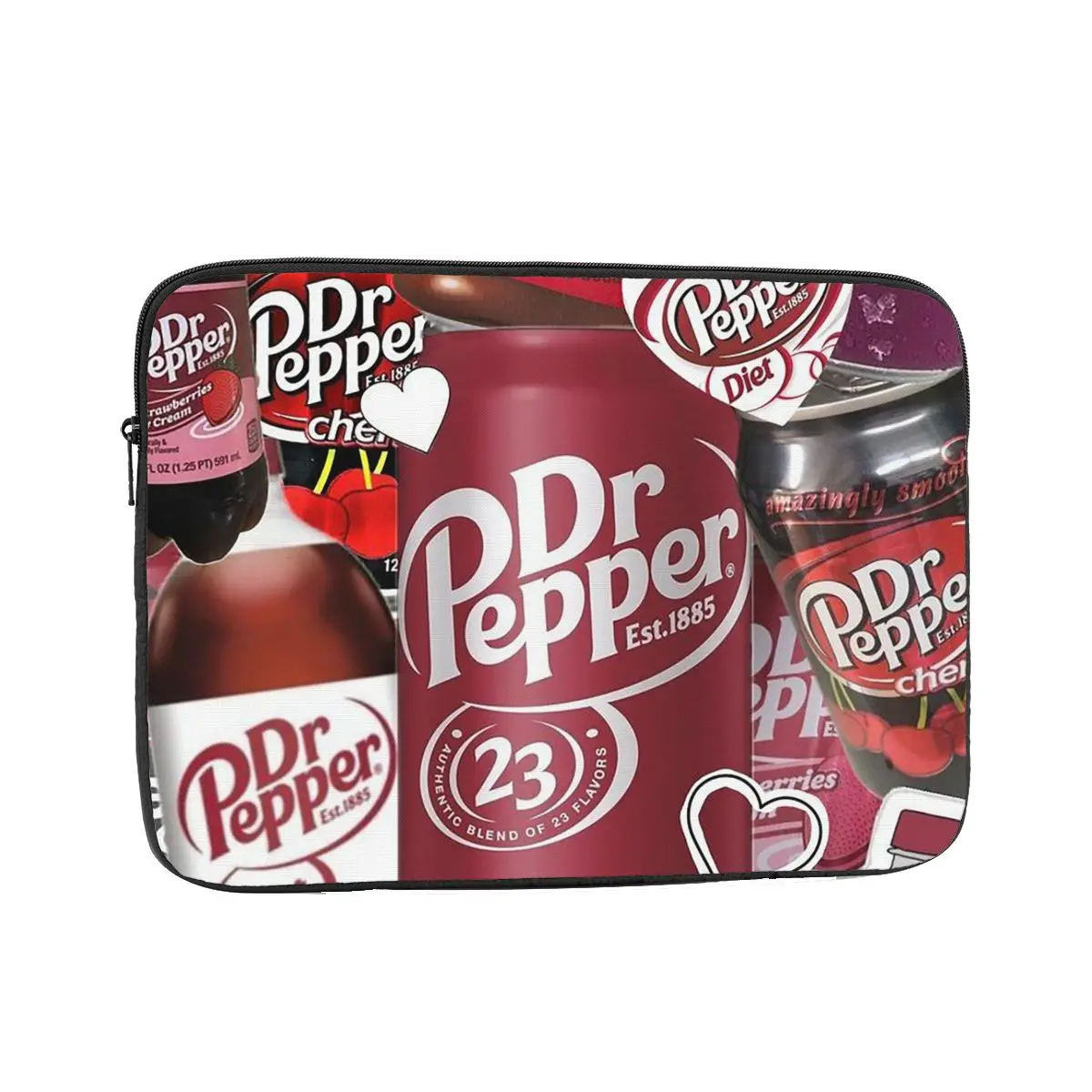 Dr Pepper Notebook Laptop Bag Case Pouch 10 12 13 15 17 Inch Notebook Sleeve Cover Bag Tablet Shockproof Case Bag