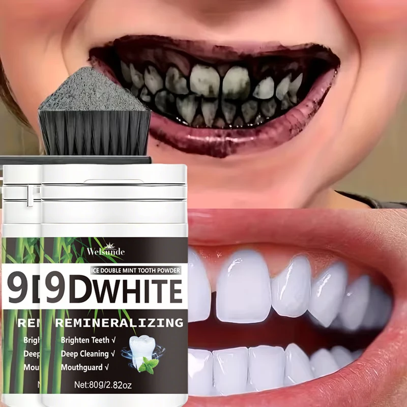 Hydroxyapatite Teeth Whitening Tooth Powder Duo