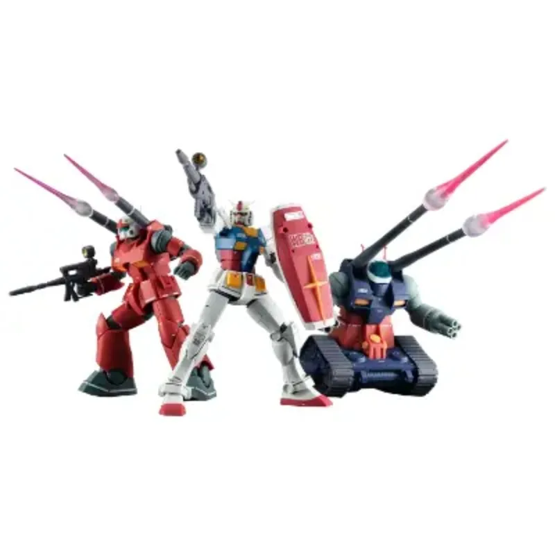 Bandai Original ROBOT White Base Mobile Unit Set Anime Action Figures Toys for Boy Christmas Gift Collectible Model Ornaments