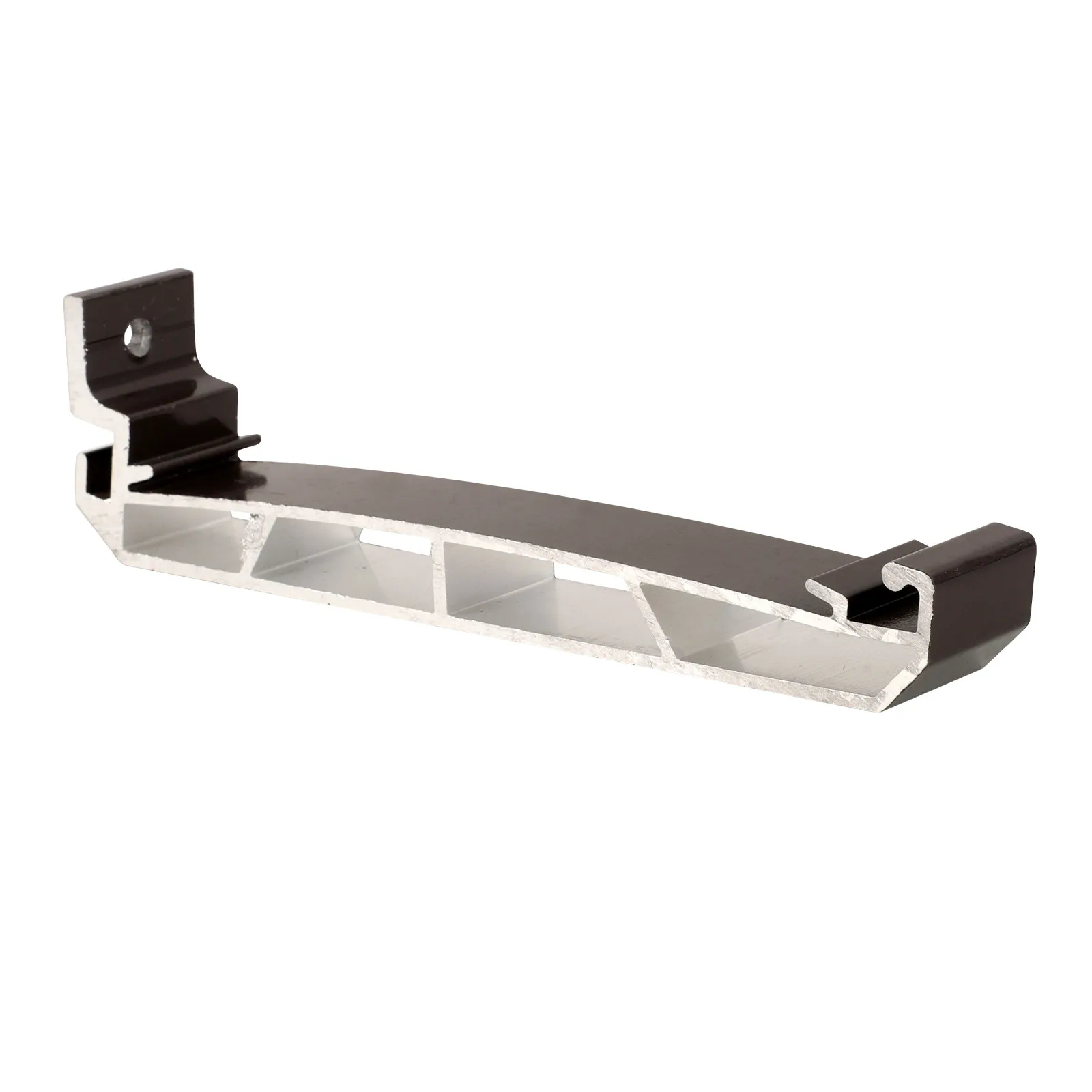 Aluminum Alloy Gutter Roof Bracket Strong Rain Gutter Holding Rack Suitable for Wall Fastening Heavy Duty Support
