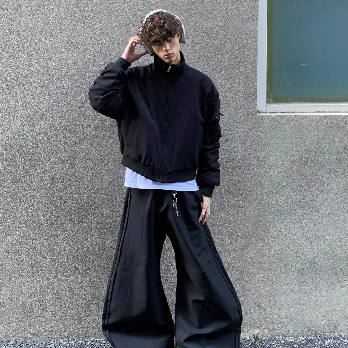 سترة قصيرة طراز MA بياقة كلاسيكية للجنسين مصنوعة من القطن والبوليستر للدفء في موسم الشتاء #5