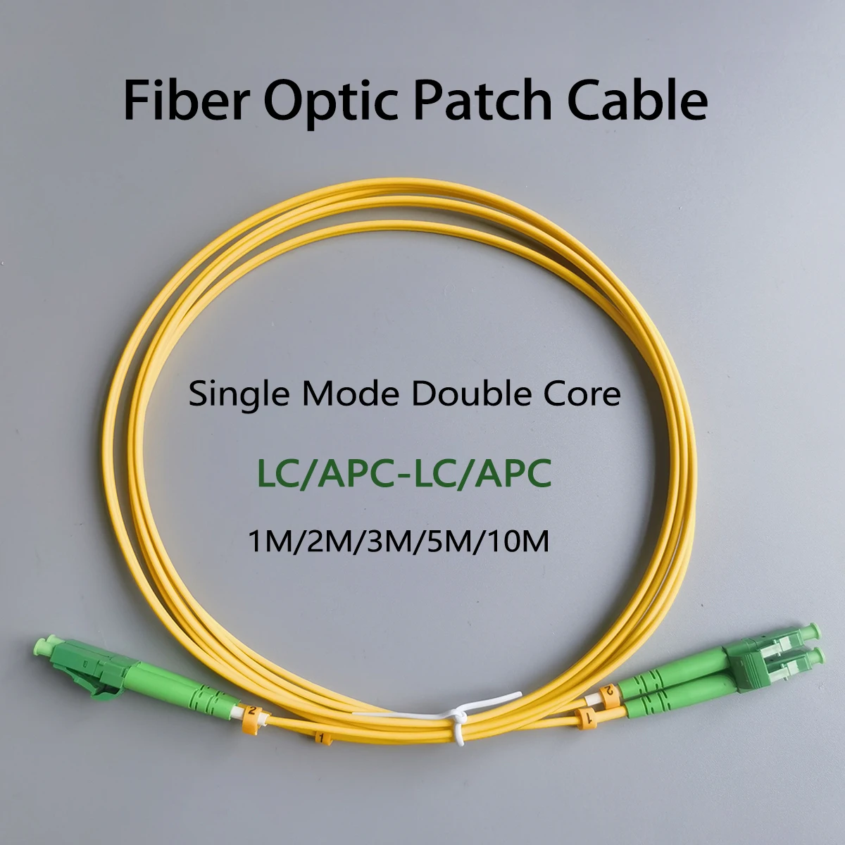 

Duplex Mode Optic Patch Cord Cable 2.0mm G657A1 LSZH FTTH LC/APC-LC/APC 1M/2M/3M/5M/10M Double Core Converter Patch Cord