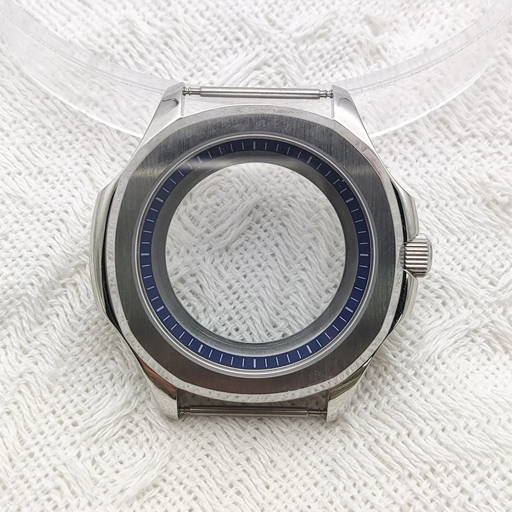 21 colors 42MM NH35 Case For NH36/4R35A Movement Sapphire Mirror Stainless Steel Case Watch Accessories Ceramic watch ring SK007