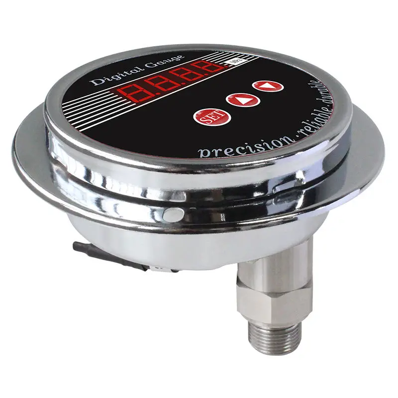 2025splendid LED Digital Display Electronic Pressure Transmitter Sensor Gauge for Hydraulic Air Water Oil-High Tech Pressure