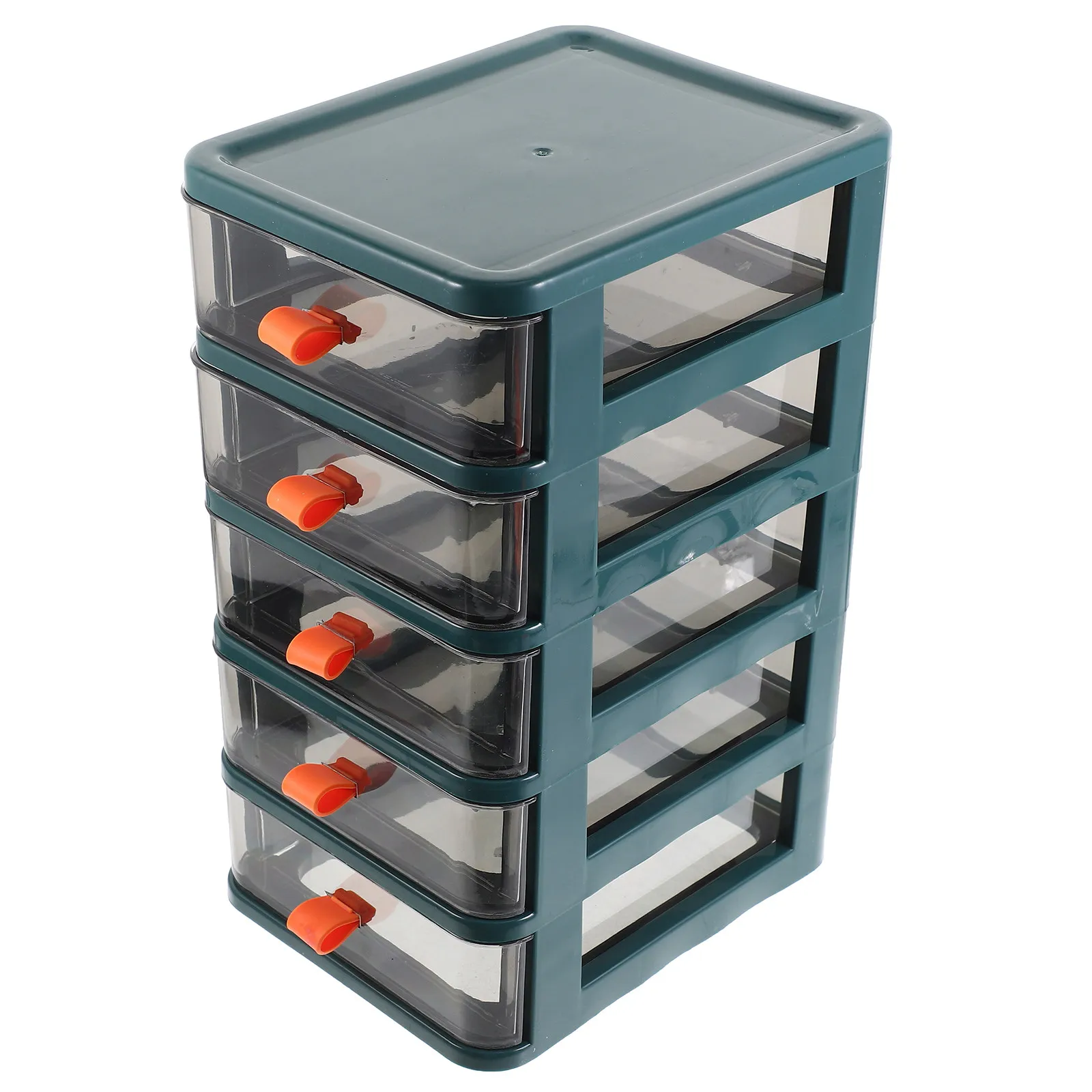 Five-Layer Desk Organizer Multi-Function Plastic Drawers Storage Box Desktop Makeup Organizer Storage Case