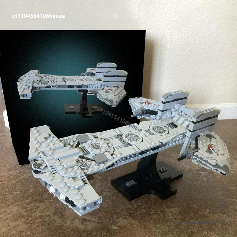 

НОВИНКА: Конструктор Stargate Thor's Bilskirnir (Миди-масштаб), военный космический корабль, строительные блоки для сборки, DIY, для детей, подарок