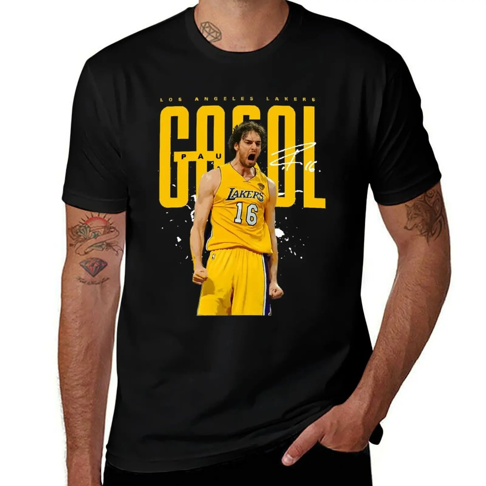 

man man shirt t Gasol t casual T-Shirt Pau designer shirt
