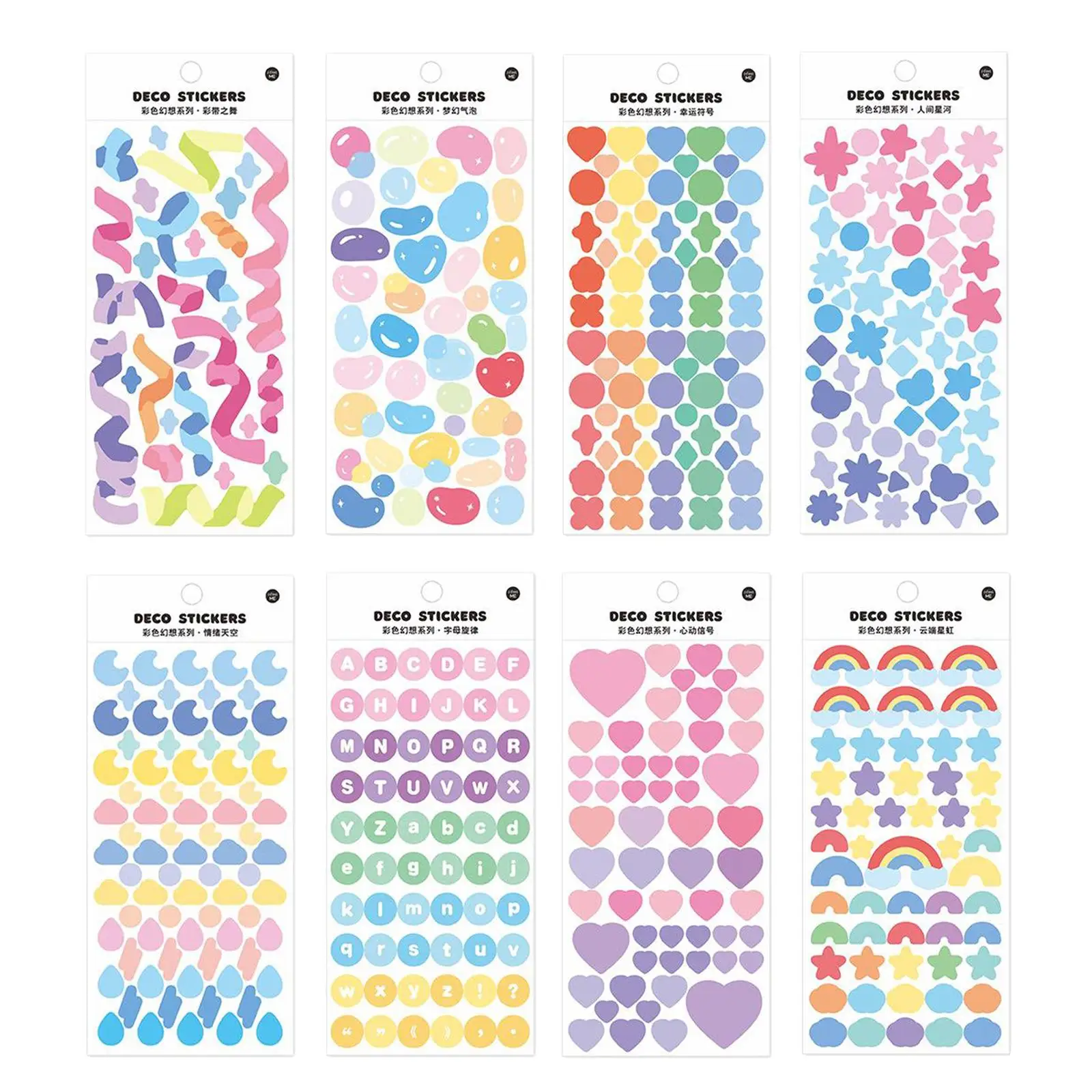 Sparkle Stickers Heart Star Planner Sticker Craft Decorations Embellishment