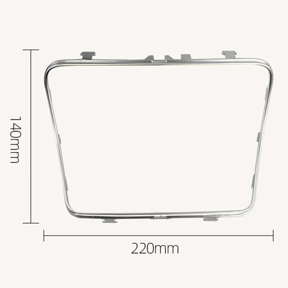 For Mercedes Benz GLC C Class W253 W205 2015-2020 Console Center Ashtray Cup Holder Strip Trim Parts Personal Chrome Frame