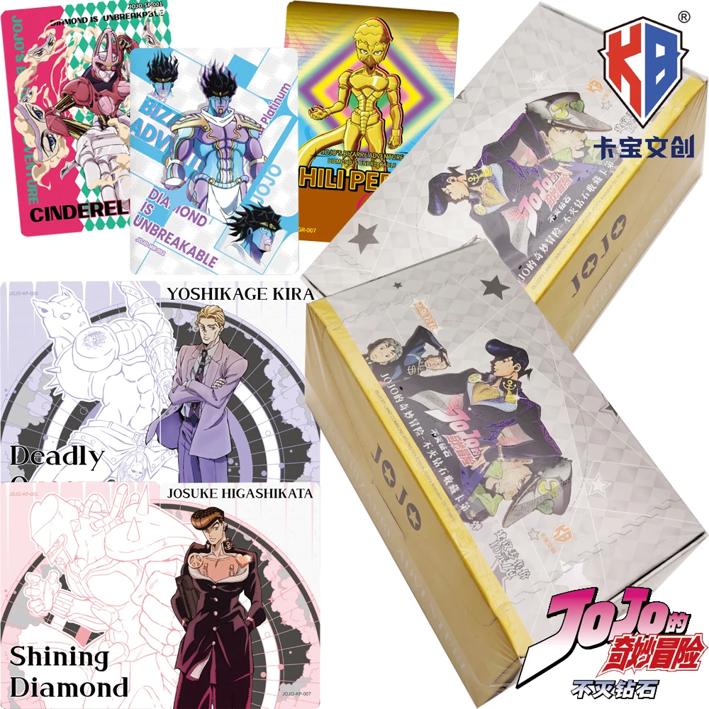 KABAO Official Original JoJo's Bizarre Adventure Anime Character Q-version Cartoon Transparent Card Collection Fan Favorite Gift