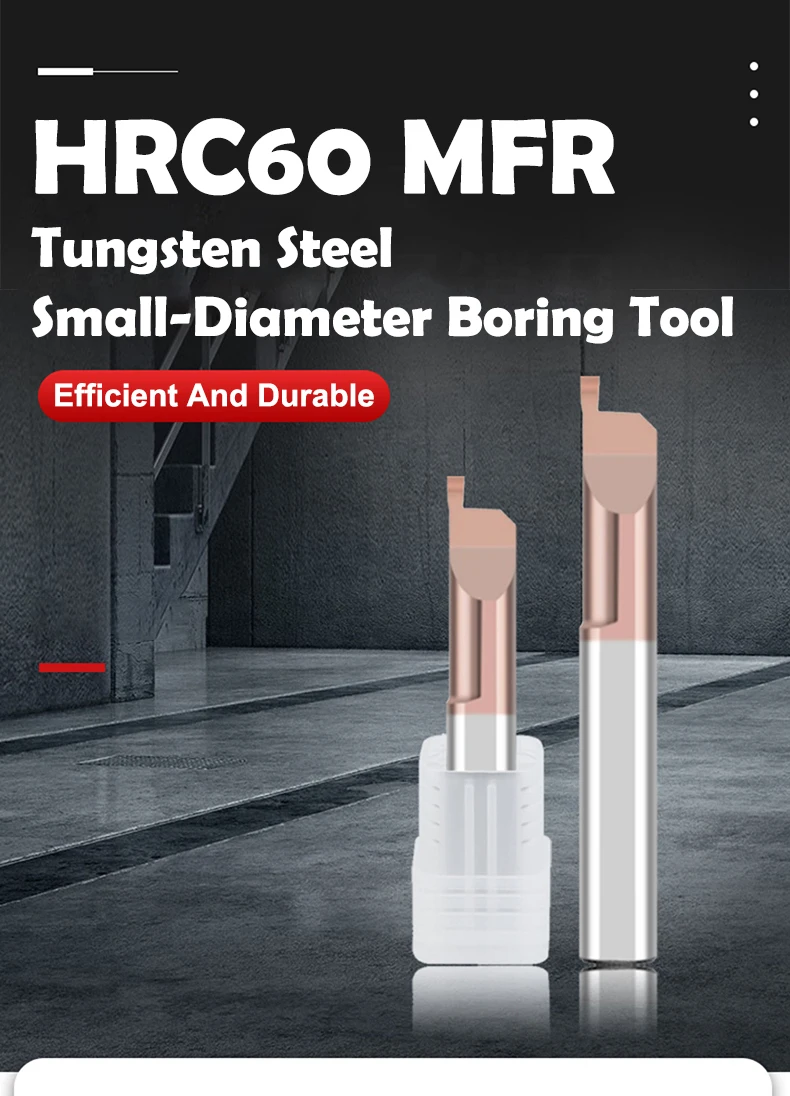 AZZKOR MFR Kleinbohrwerkzeuge aus Wolframstahl-Hartmetall für CNC-Maschinen, seismisch widerstandsfähiges Innenbohrwerkzeug – Detail 1