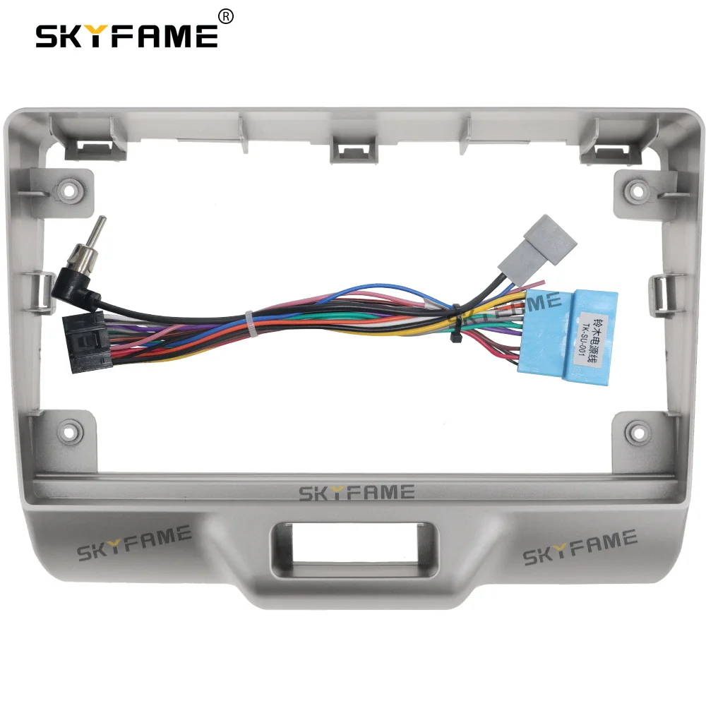 SKYFAME Car Frame Fascia Adapter Android Radio Dash Fitting Panel Kit For Suzuki Every