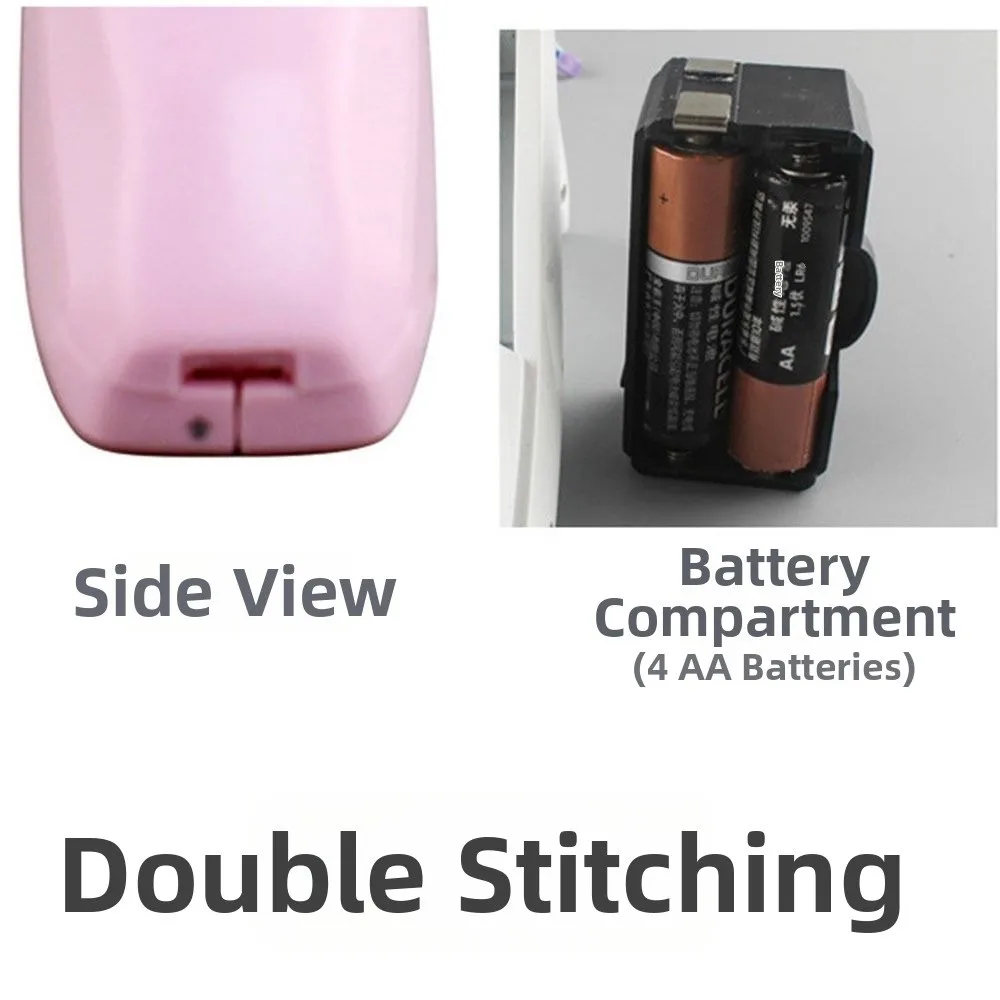 Electric Handheld Sewing Machine Dual Line Ergonomic Handle Small Sewing Machine USB Rechargeable Easy To Operate