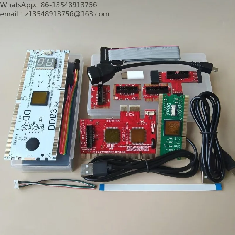 Computer main board Diagnosis card Fault test card CPU memory Graphics card Detection tool Support USB socket