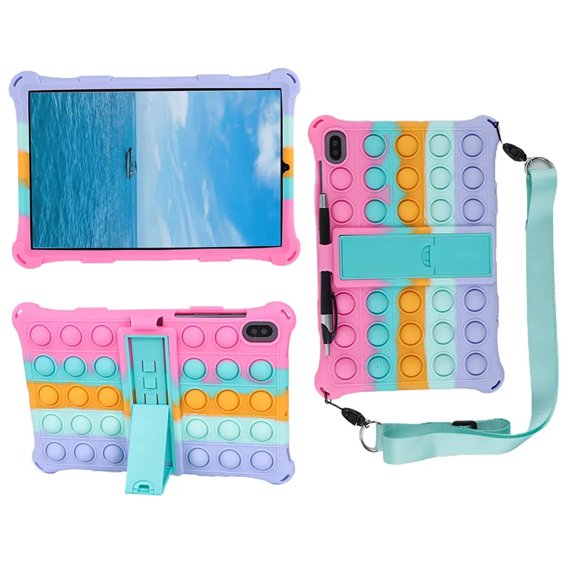 Soft Bubble Case For samsung Galaxy Tab S6 Lite P620 P625 P627 10.4 2024 Case Funda Tablet Cover Tab P610 P619 Kids cases