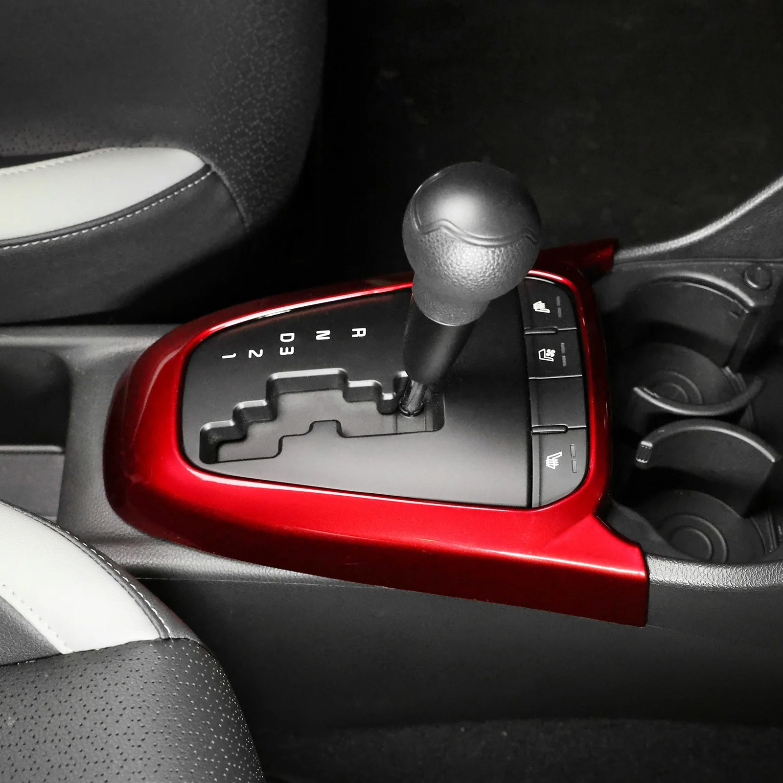 الأحمر الداخلية لوحة التحكم المركزية ملصق مائي وحدة التحكم المركزية والعتاد التحول غطاء الكسوة لكيا صباح 2020-2023 بيكانتو 2019