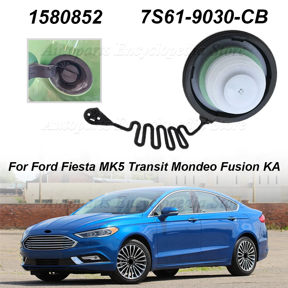 

For Ford Fiesta MK5 Transit Mondeo Fusion KA 7S61-9030-CB Auto Accessories 1580852 Car Petrol Diesel Fuel Tank Filler Cap