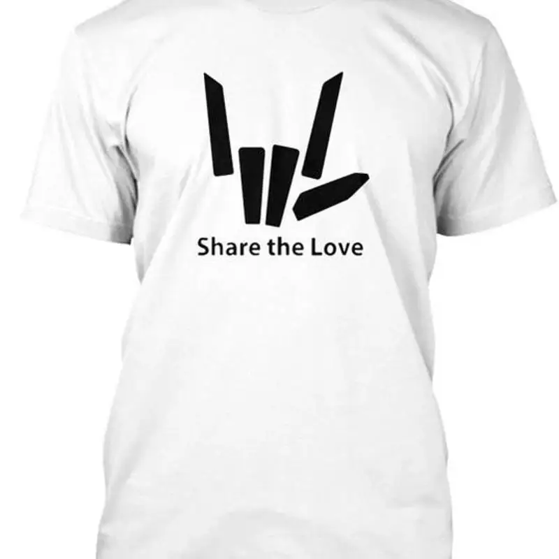 Share The Love Cute Size Premium T Shirt M 2XL