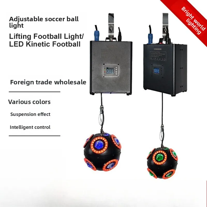

numerical control lifting ball cross-border stage bar wedding dyeing luminous suspension decoration matrix football light