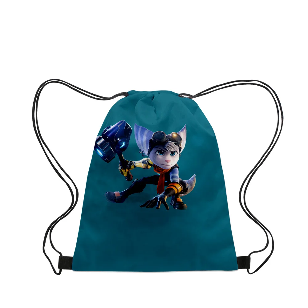 Ratchet & Clank Game 2023 Nieuwe Handtassen Doek Canvas Tasje Vrouwen Mannen Leisure Zakken