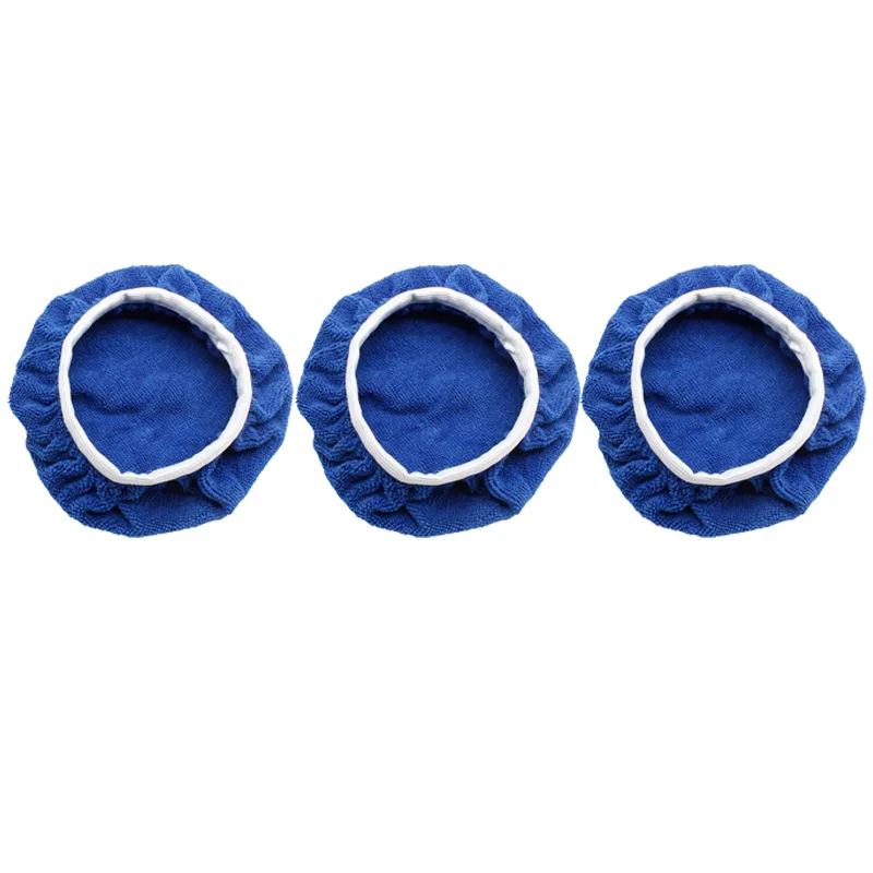 5-10 zoll Auto Mikrofaser Polierer Pad Waschen Puffer Wachsen Hülse Motorhaube Polieren Haube für Haus Auto Reinigung Zubehör