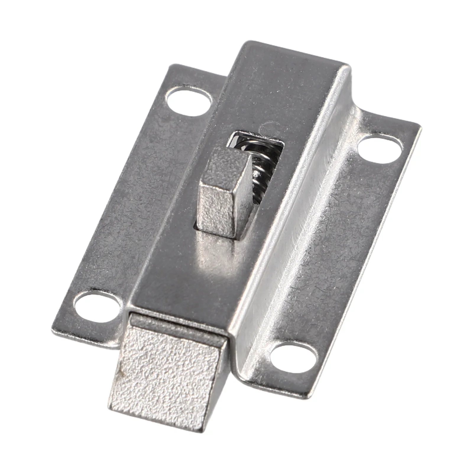 1pcs Automatic Spring Loaded Latches Door Bolt 50mm 2Inch Stainless Steel Door Bolt Window Gate Security Lock Spring Bounce Lock