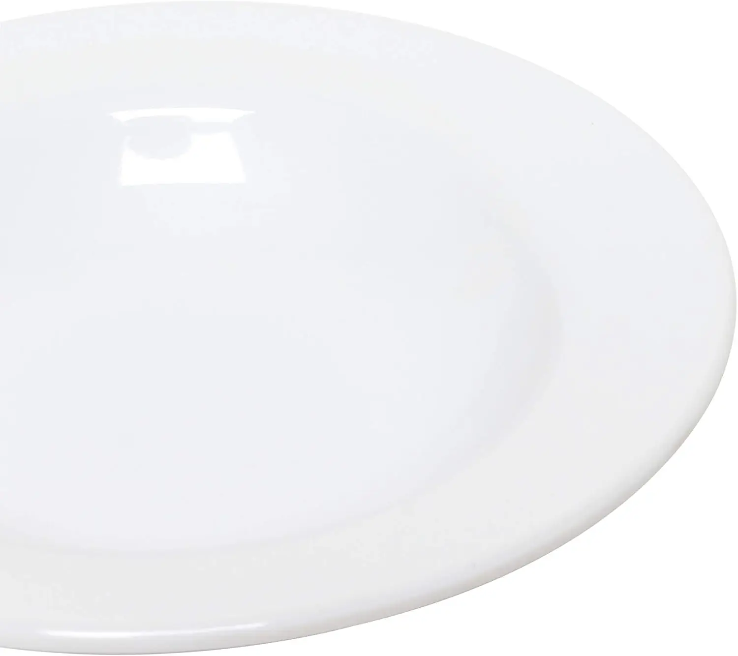 Color white melamine dinnerware collection 8 oz, 7 3/4