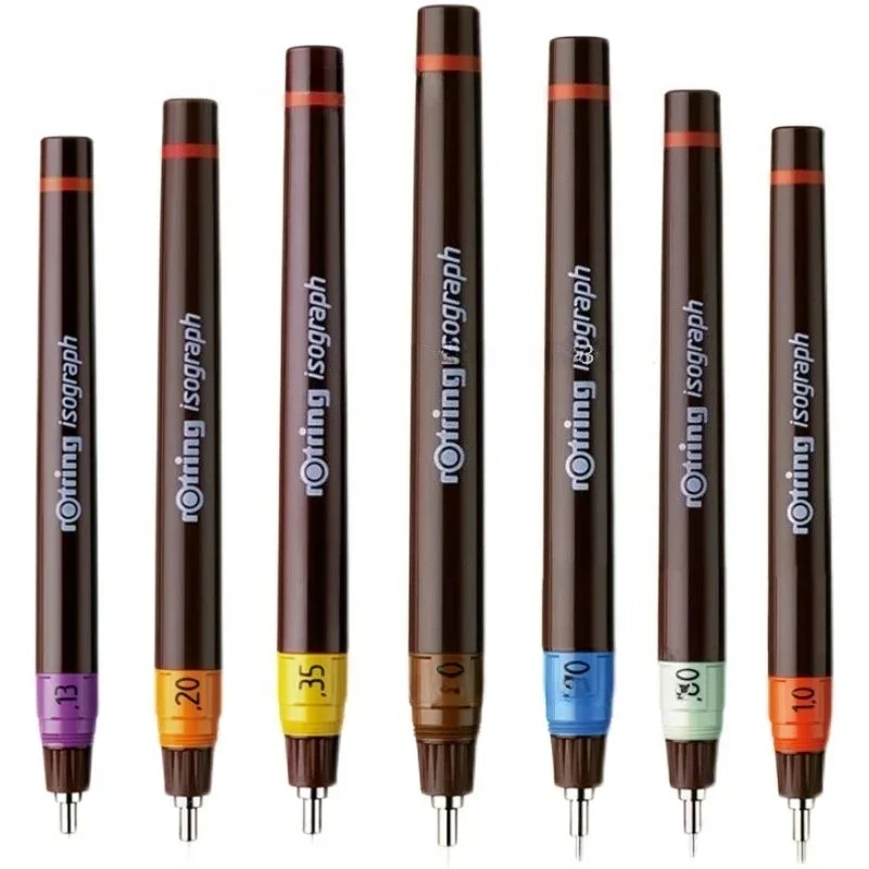 Hot German Rotring Original Isograph Syringe Pen 0.2/0.3mm Drawing Pen Professional Hand-drawing Engineer Design Art Student Pen