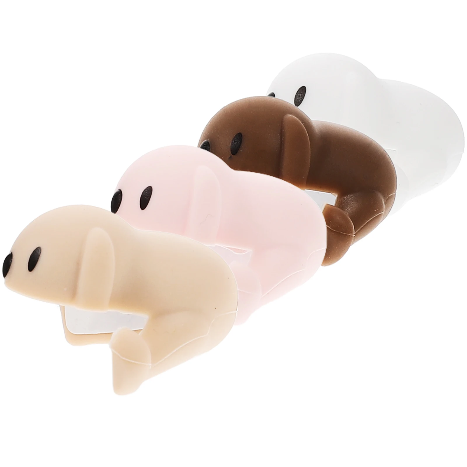 

4pcs Puppy Silicone Corner Guards Child Safety Edge Protectors Soft Pet Shaped Furniture Proof Baby Room Nursery School Table