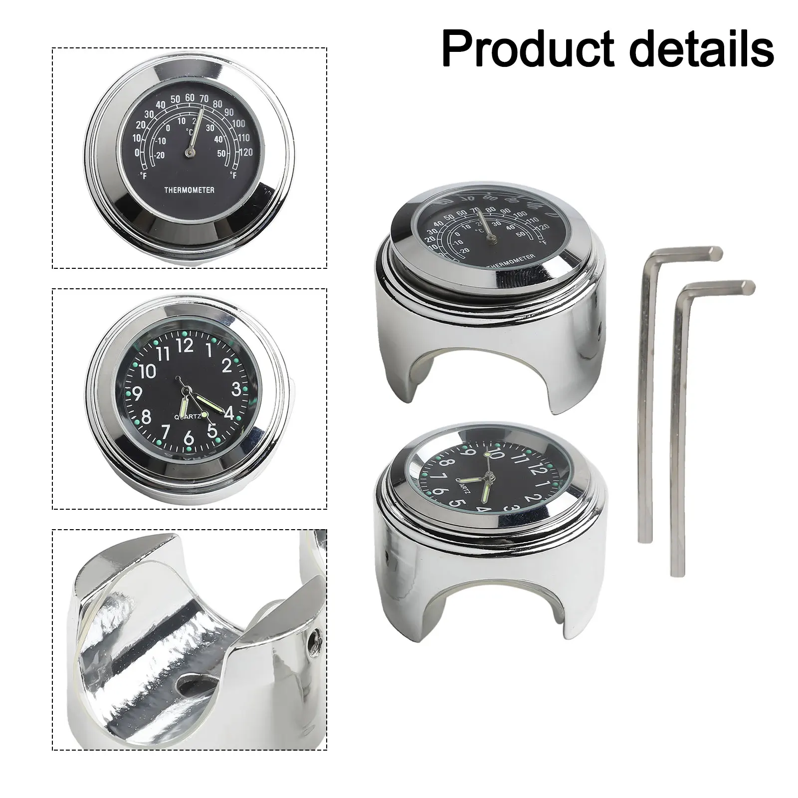 Motor Clock Watche Handlebar Clock Clock Watches 7/8\\\