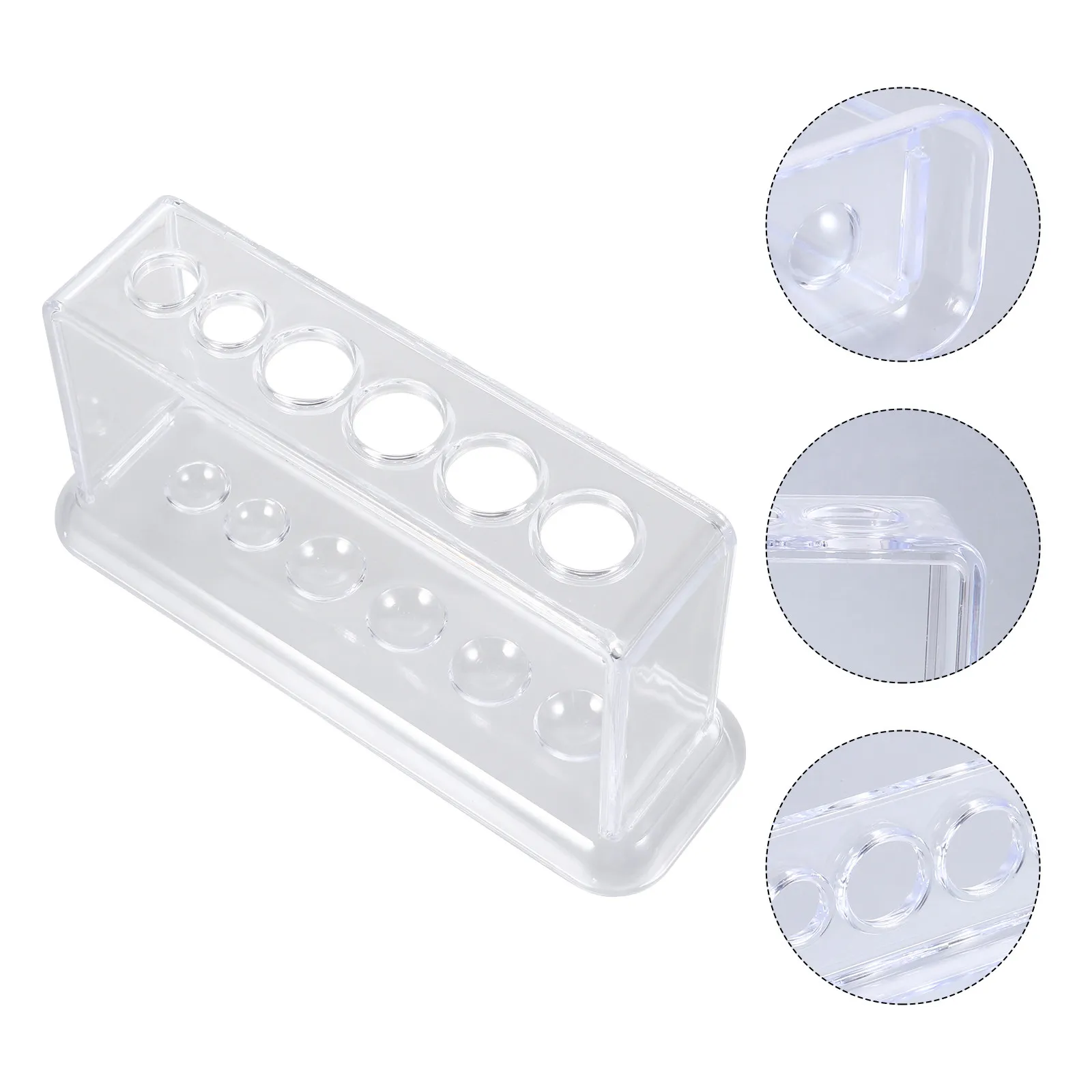 

2pcs Test Tube Rack For Laboratory School Science Durable Plastic Tube Organizer Holder Shelf Educational Equipment Teaching