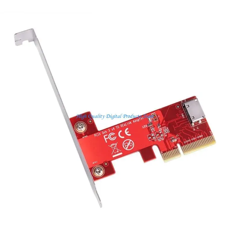

U2JE PCIe3.0 to Oculink SFF 8612 Adapter Card High Seamless Speed For NVMe SSD