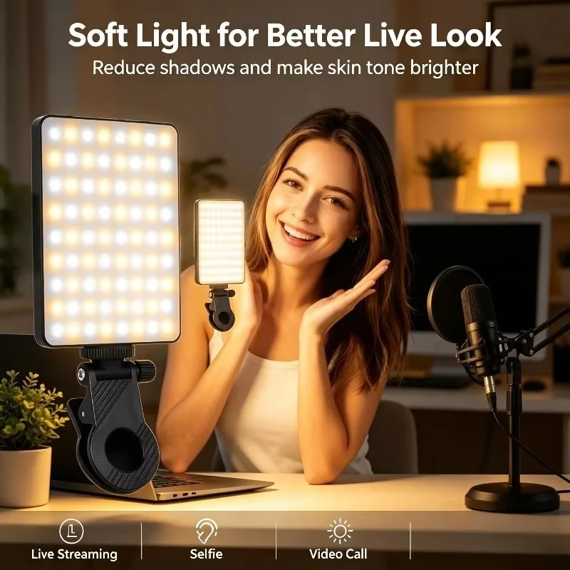 1pc Rechargeable LED Selfie Li - Quality Photography Lighting 评论和价格