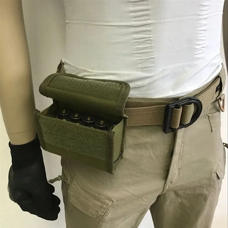 Кобура-подсумок Molle для 10 патронов калибра 12/20, держатель для патронов, сумка для хранения боеприпасов