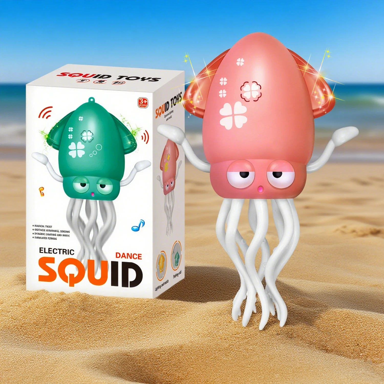 Juguete de pulpo de baile eléctrico para niños y niñas, juguete educativo y divertido para niños de 3 a 12 años, cumpleaños, celebraciones de luna llena, regalos de viaje, regalos de Navidad, día de San Valentín, día de la madre