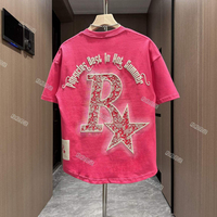 New Dovetail Top Ethnic Style Print Fashion Trendy Pure Cotton Short-sleeved T-shirt for Men