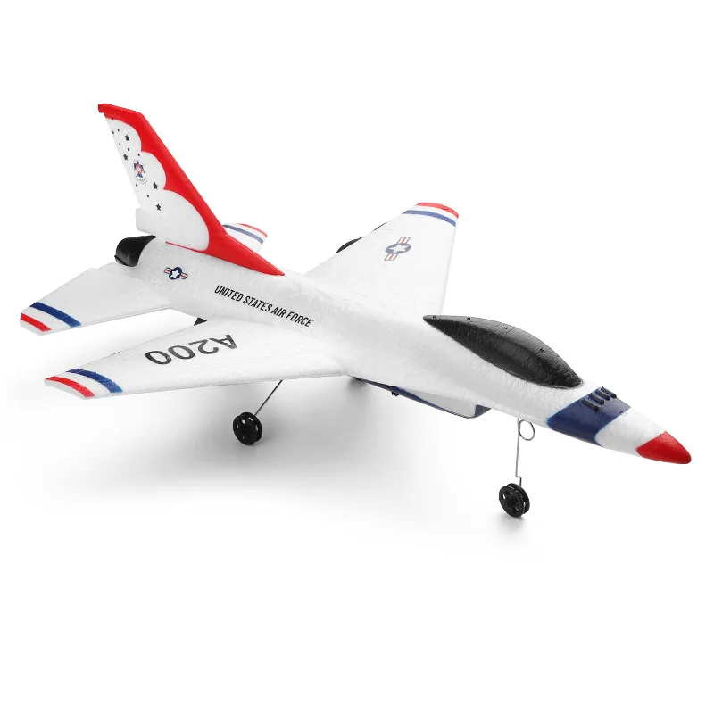 Wltoys XK A200 RC 2.4G Airplane 2CH Fixed-Wing EPP Electric Model Remote Control FIghter Toys for Children