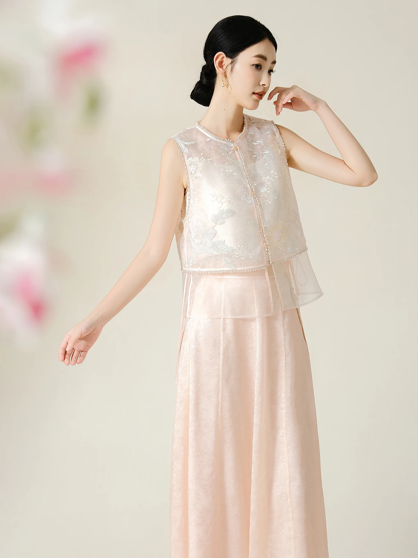 

ibai New Chinese Sle Flowing f Skirt with Large Flounce Embroidered Pattern Ele Dra for Women Summer 2025